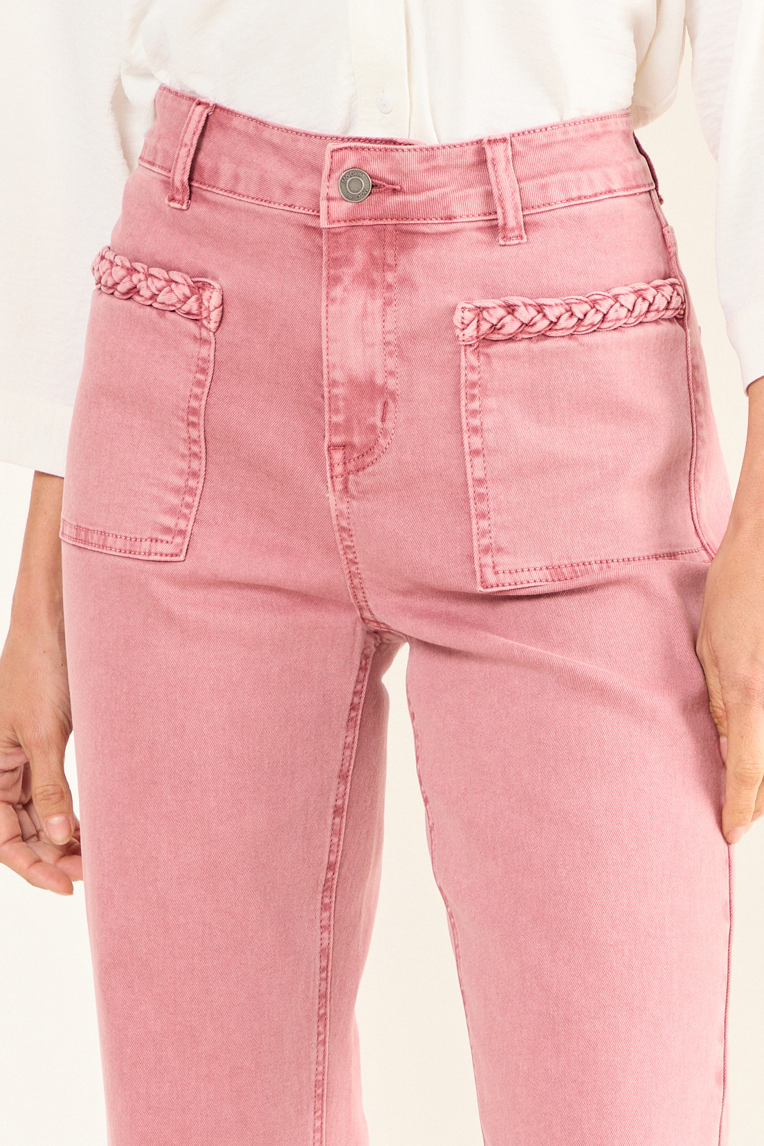 JEANS WIDE ROSA MUJER MAGRIFFE - 3