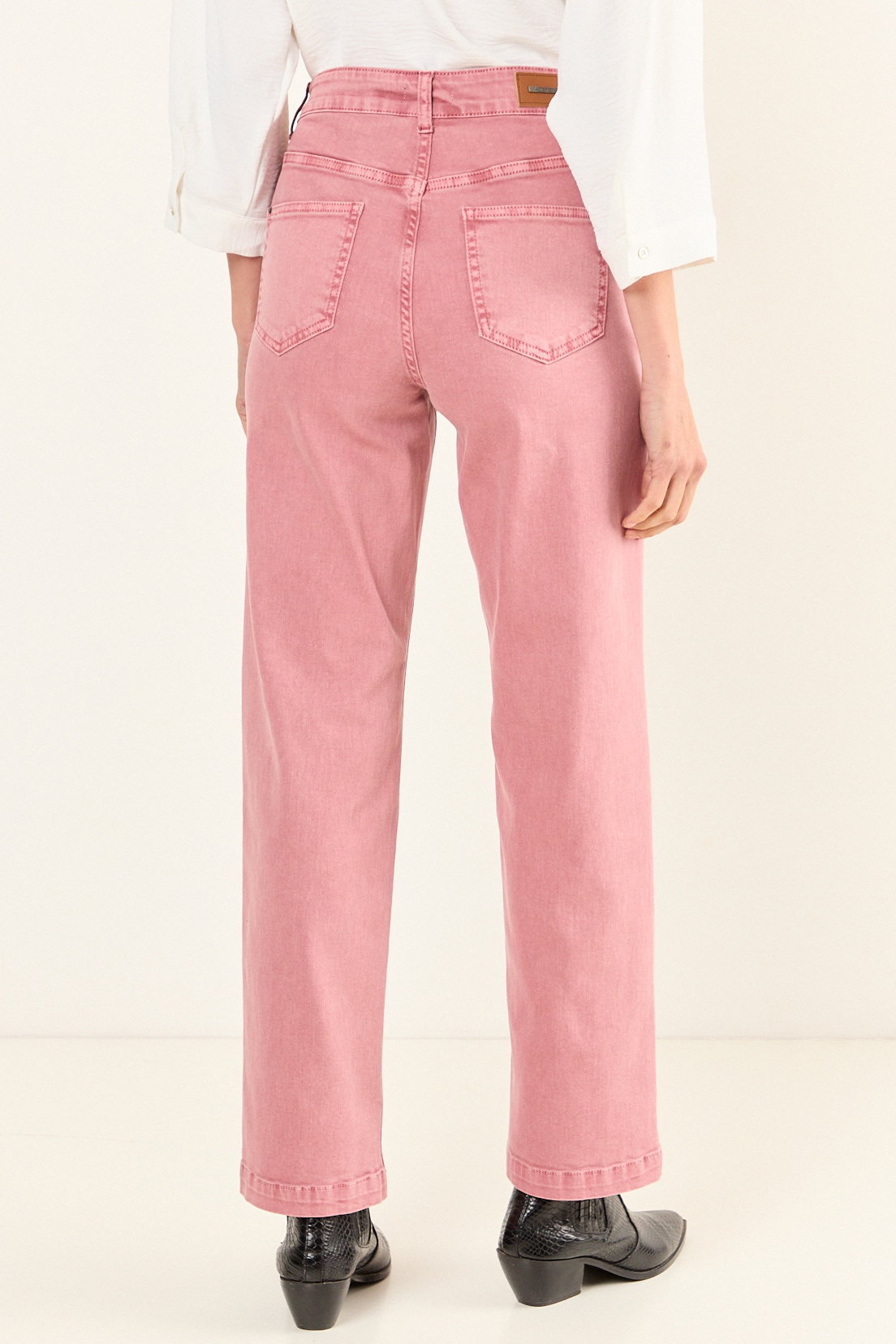 JEANS WIDE ROSA MUJER MAGRIFFE - 4