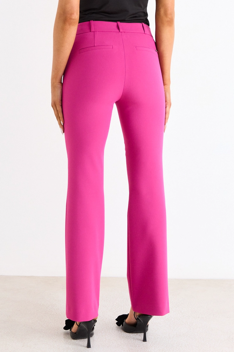 PANTALON RECTO LISO FUCSIA MUJER ASH - 4