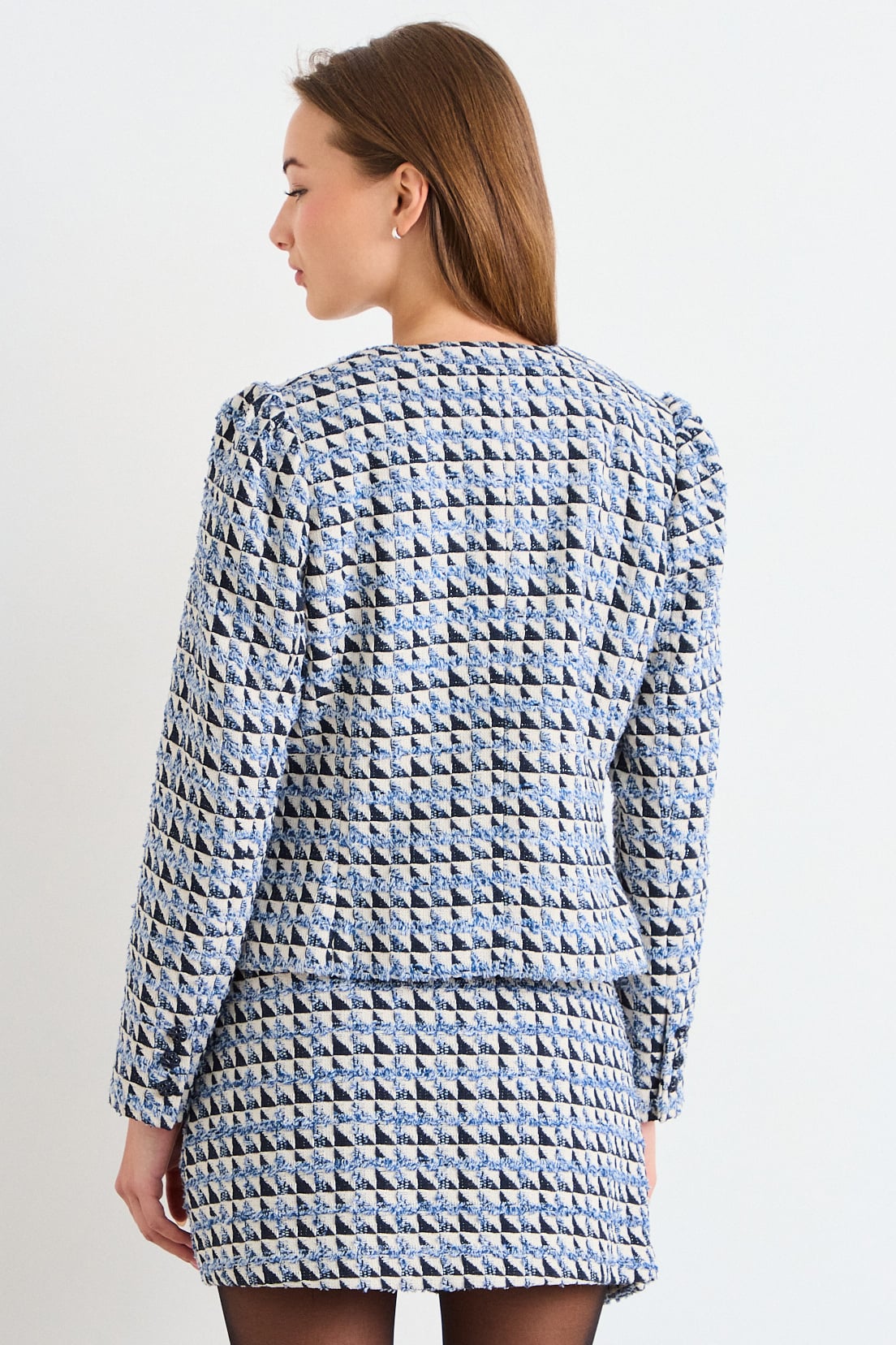 BLAZER FANTASIA AZUL MUJER IO - 3