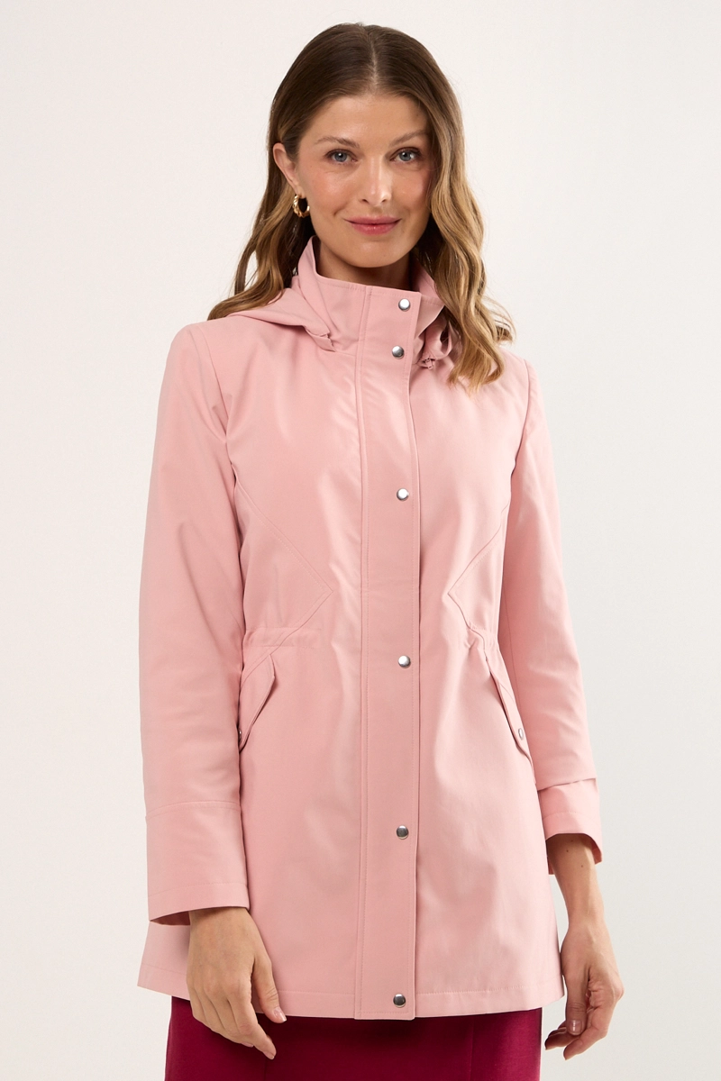 TRENCH LISO ROSA MUJER MAGRIFFE - 1