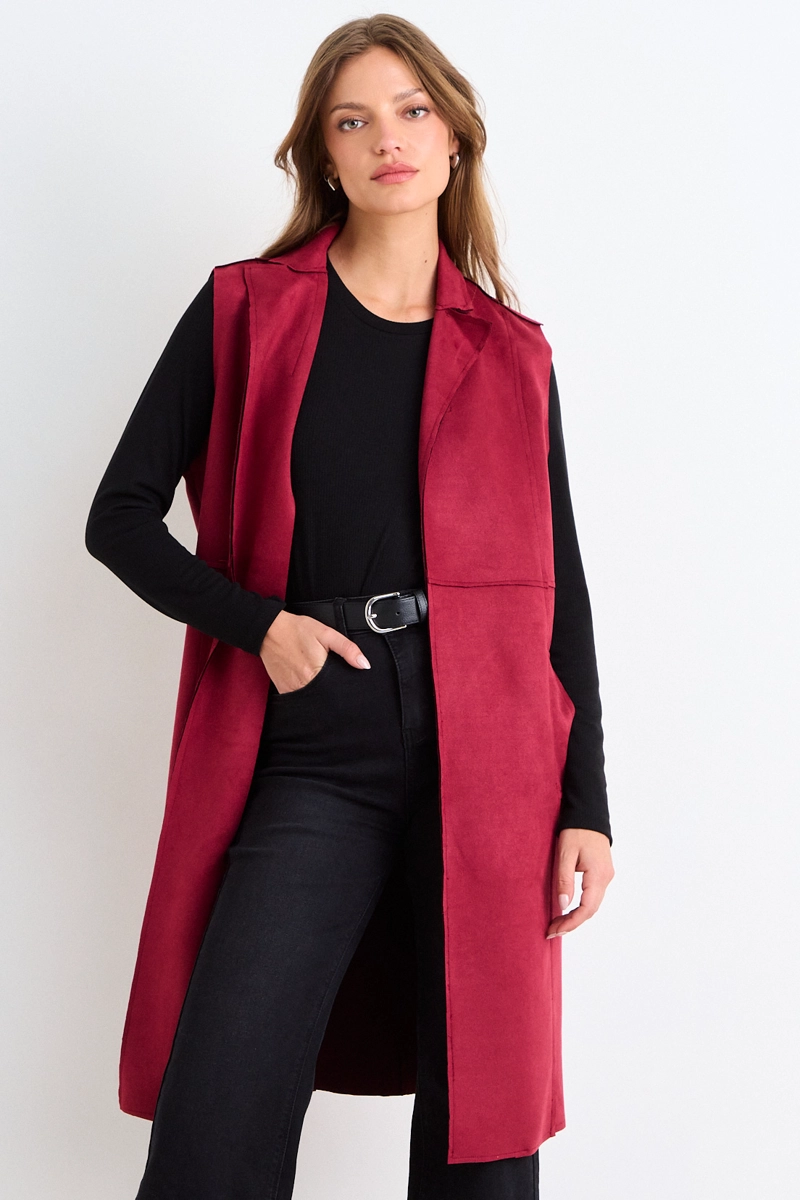 TAPADO LISO BURDEO MUJER ASH - 1
