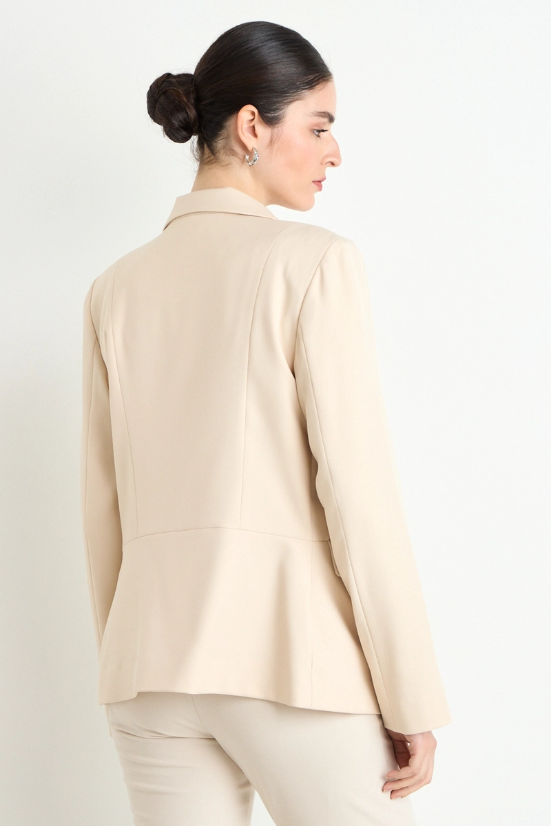 BLAZER LISO BEIGE MUJER ASH - 3