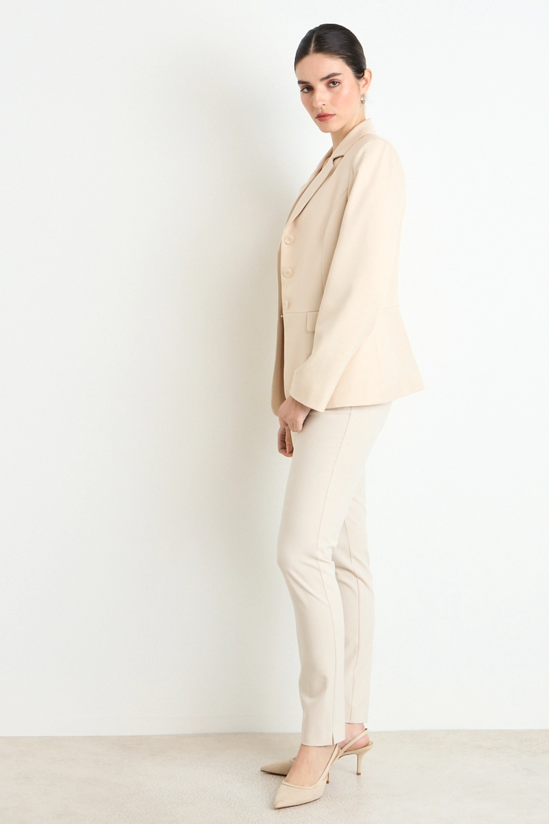 BLAZER LISO BEIGE MUJER ASH - 5