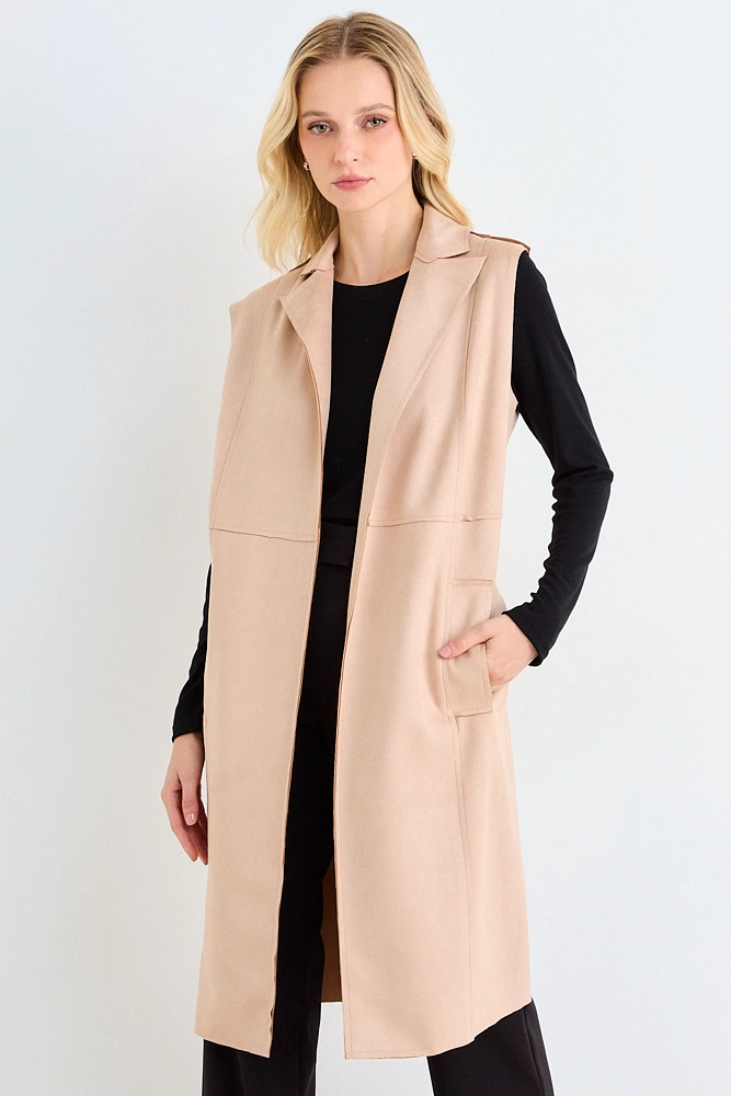 TAPADO LISO BEIGE MUJER ASH - 1