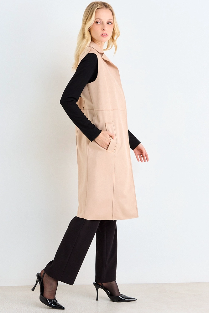TAPADO LISO BEIGE MUJER ASH - 5