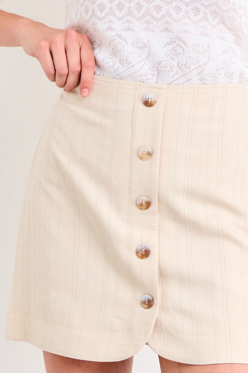 FALDA LISA BEIGE MUJER IO - 3