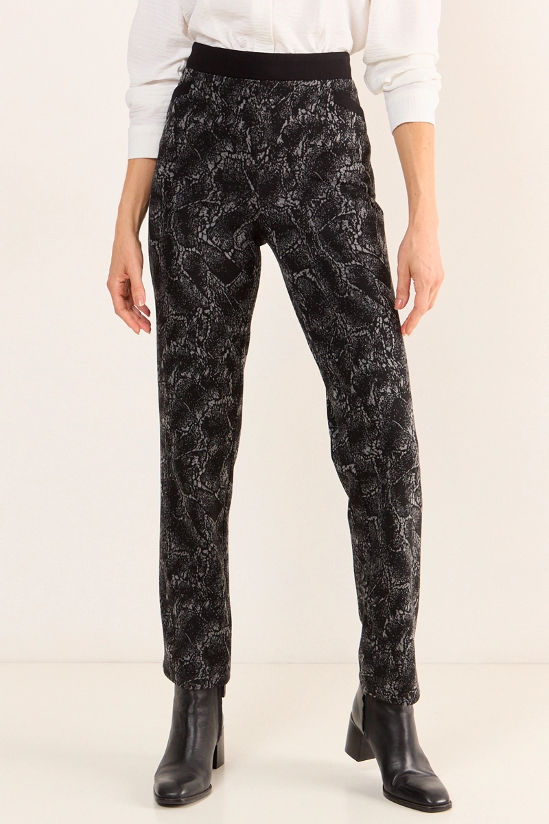 CALZA ESTAMPADA GRIS MUJER MAGRIFFE - 2