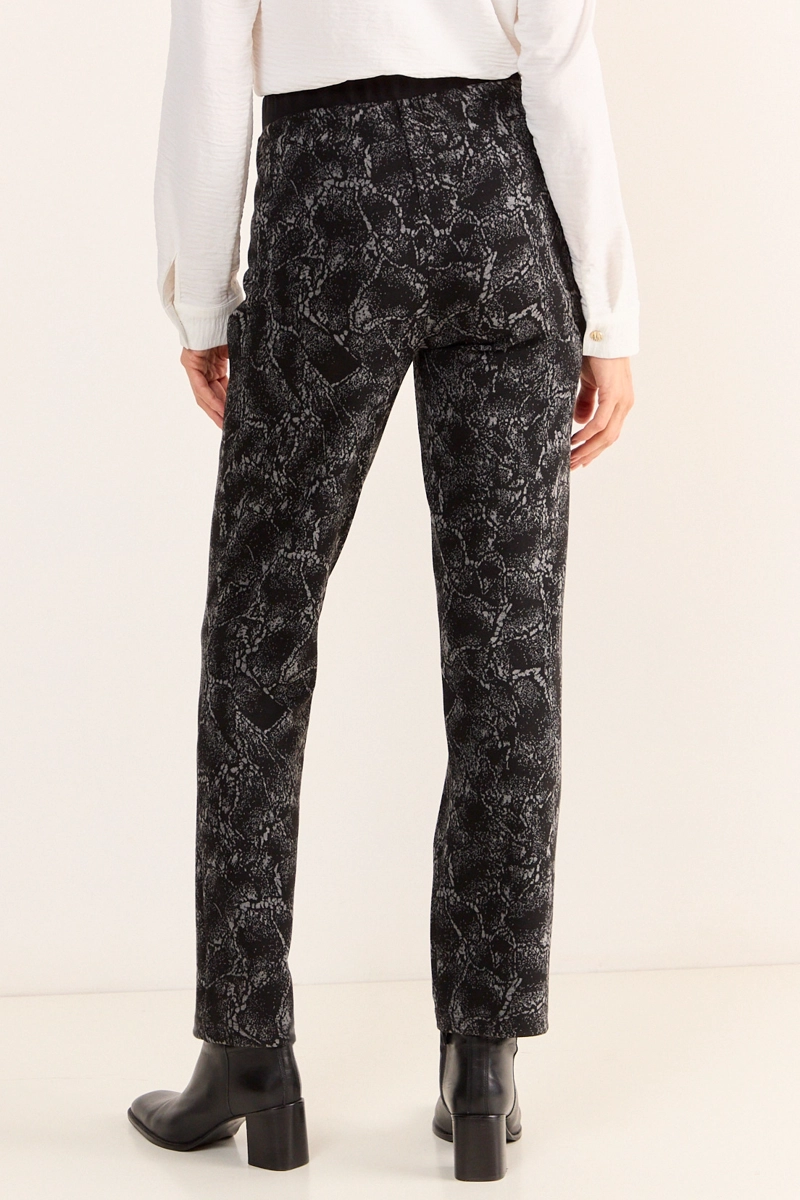 CALZA ESTAMPADA GRIS MUJER MAGRIFFE - 4