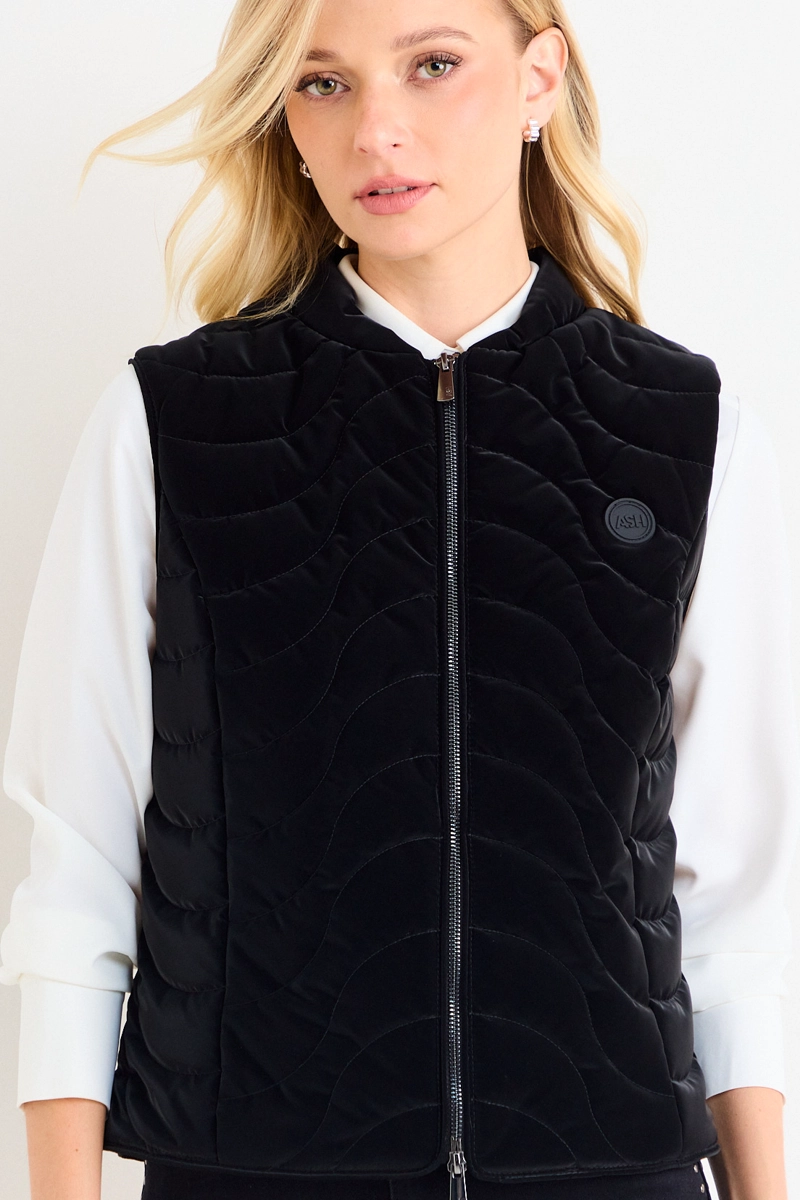 PARKA SIN MANGAS NEGRO MUJER ASH - 1