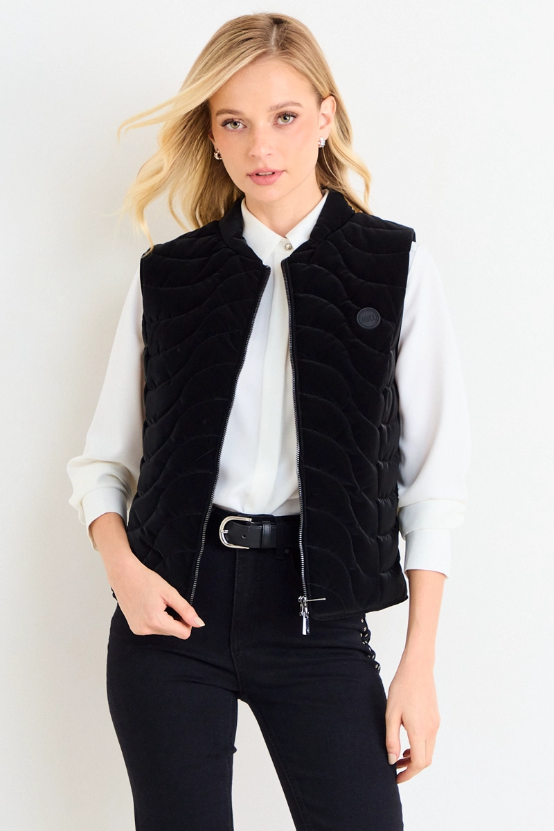 PARKA SIN MANGAS NEGRO MUJER ASH - 2