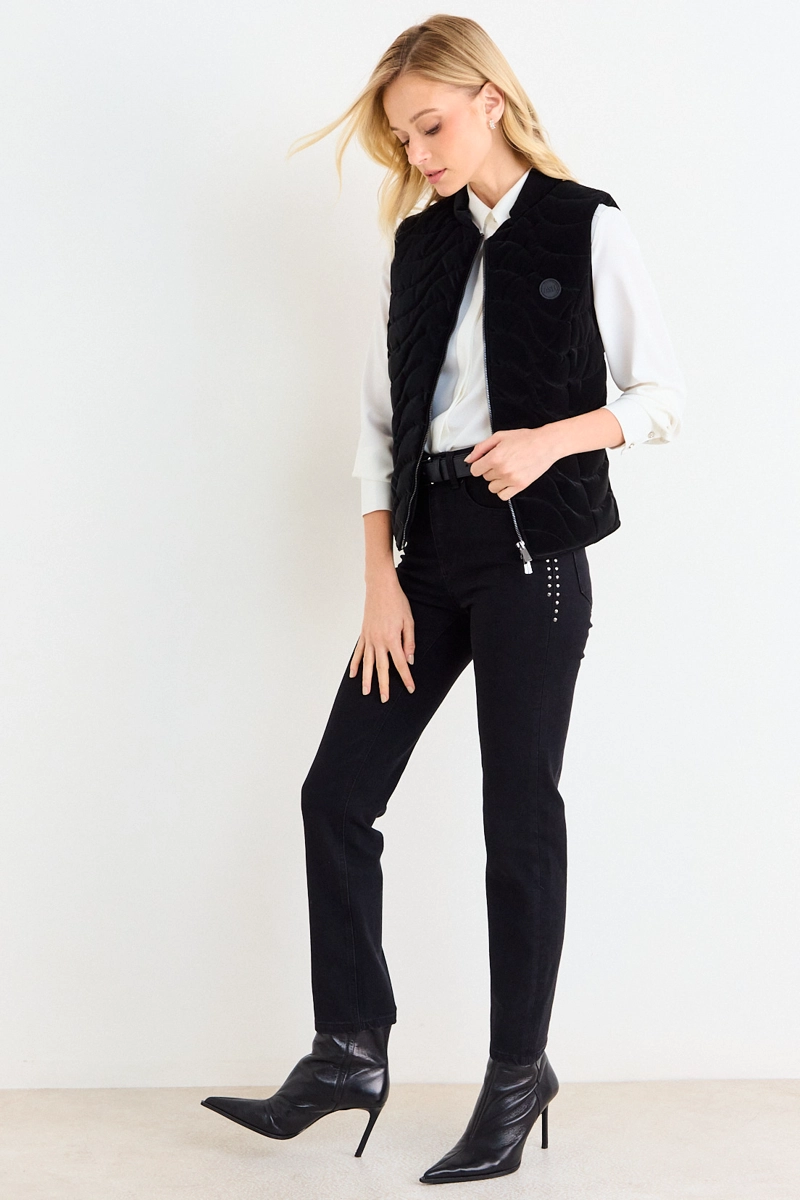 PARKA SIN MANGAS NEGRO MUJER ASH - 5