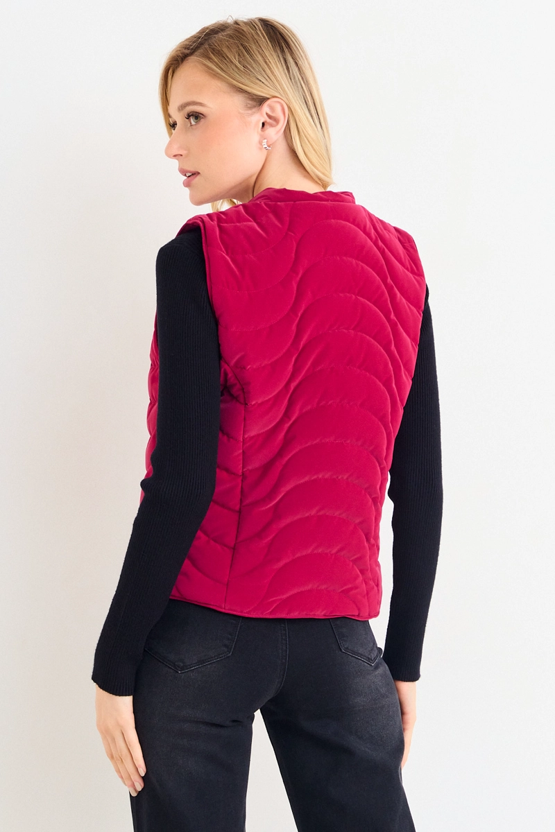 PARKA SIN MANGAS ROJO MUJER ASH - 3