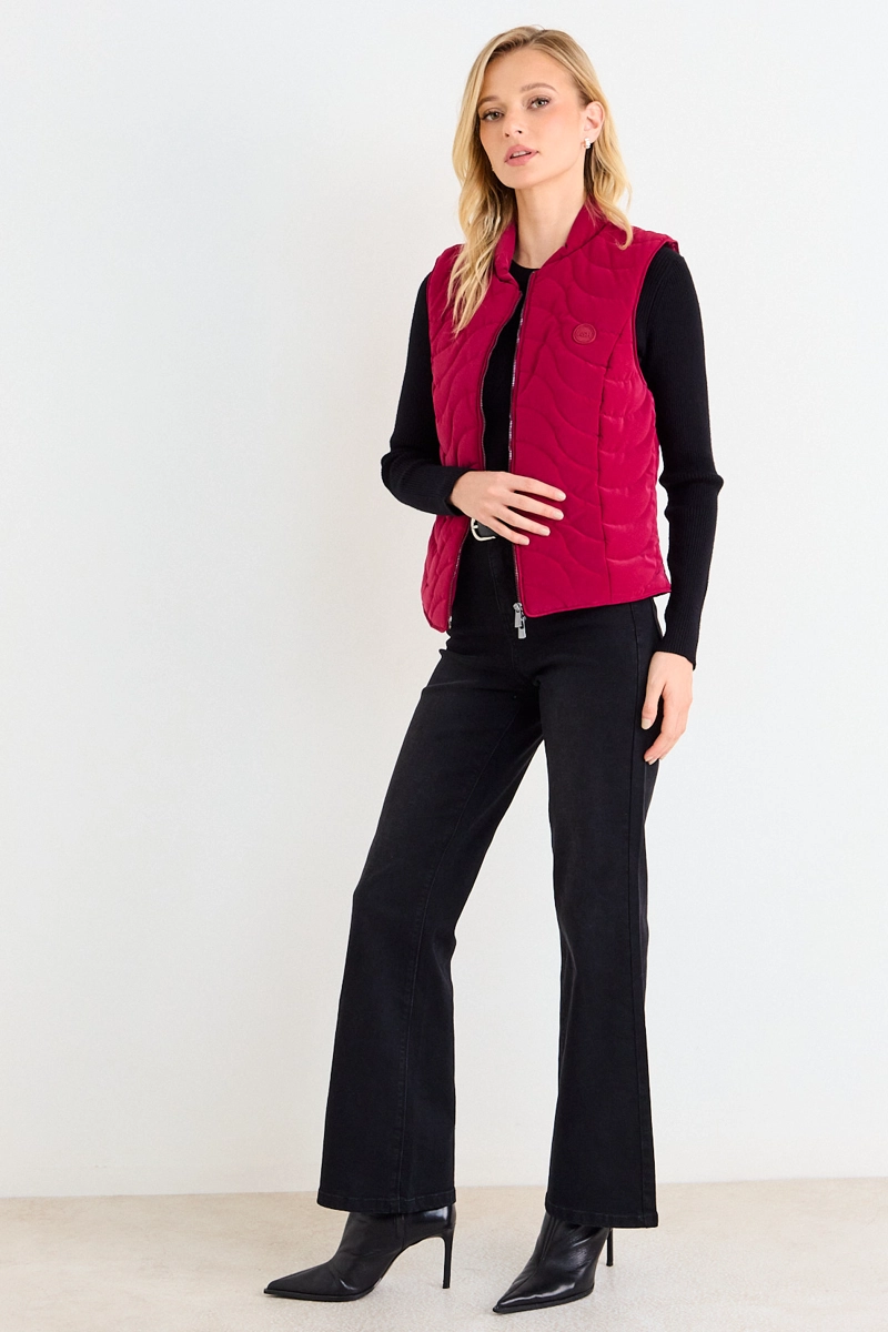 PARKA SIN MANGAS ROJO MUJER ASH - 5