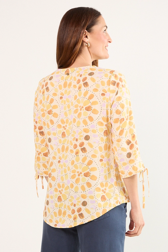 BLUSA FANTASIA AMARILLO MUJER MAGRIFFE - 3
