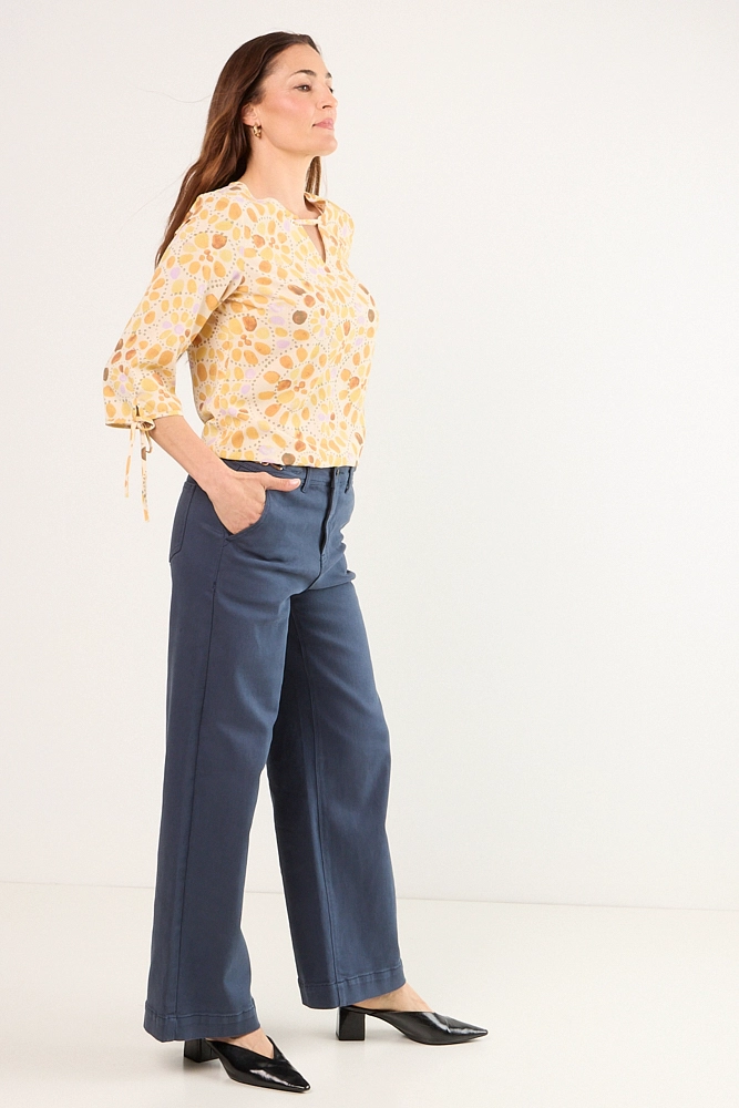 BLUSA FANTASIA AMARILLO MUJER MAGRIFFE - 5