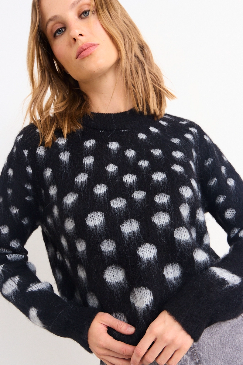 SWEATER FANTASIA NEGRO MUJER IO - 2