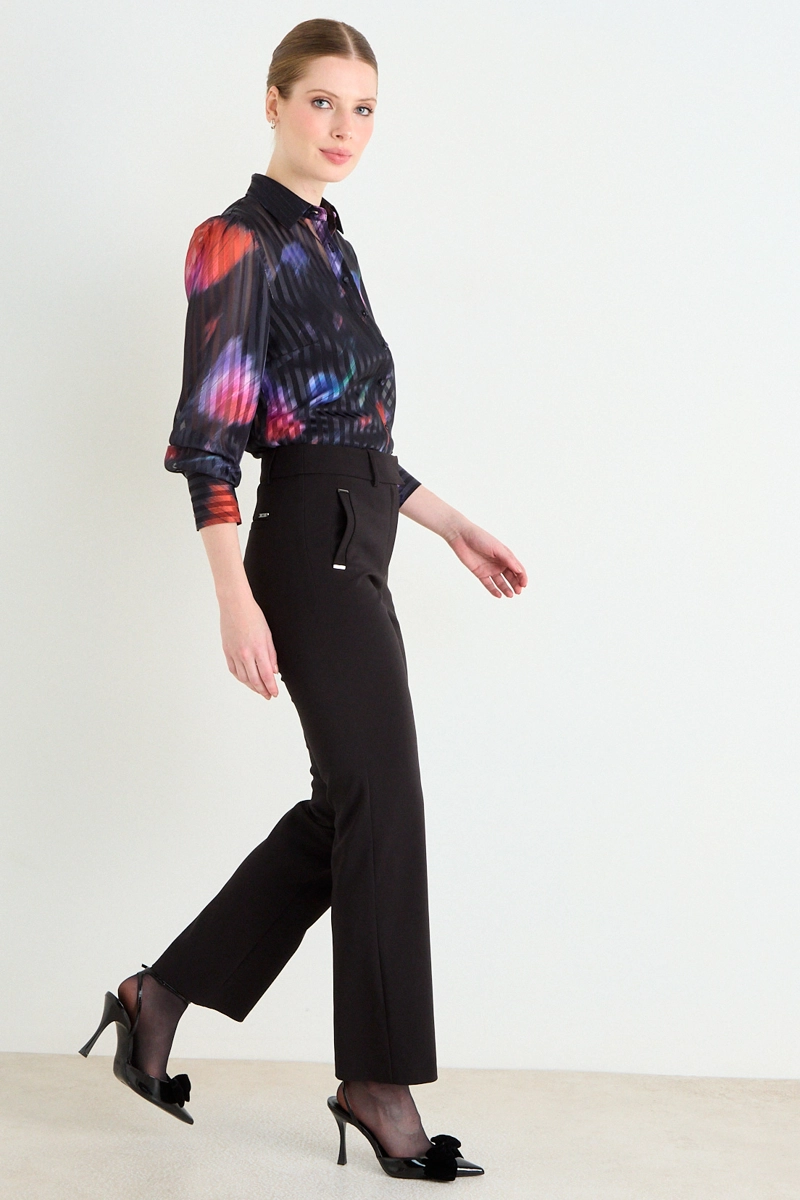 BLUSA CAMISERA FANTASIA CAFE  MUJER ASH - 5