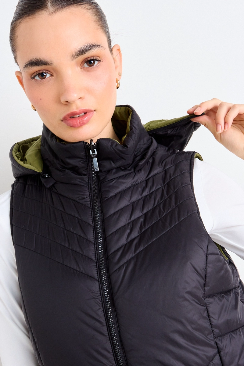 PARKA LISA REVERSIBLE NEGRO MUJER IO - 2
