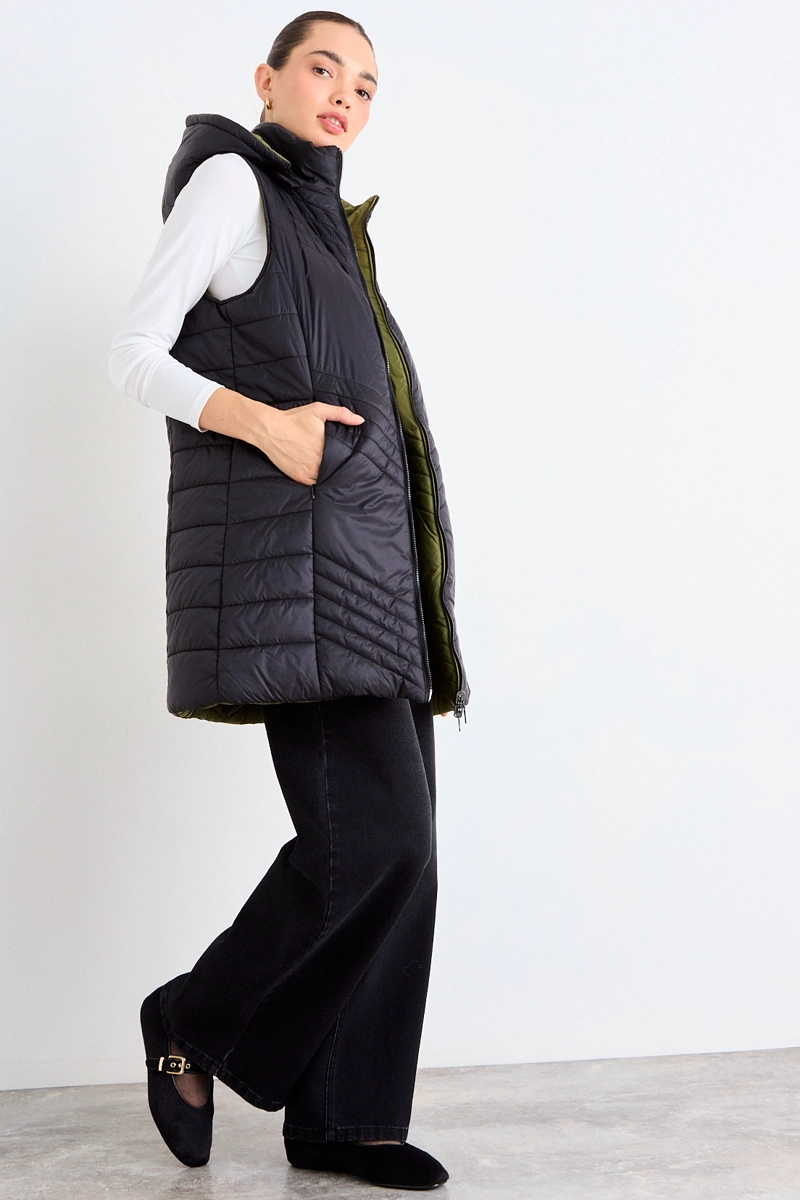 PARKA LISA REVERSIBLE NEGRO MUJER IO - 3