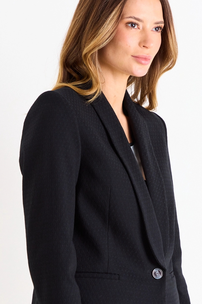 BLAZER LISO NEGRO MUJER ASH - 2