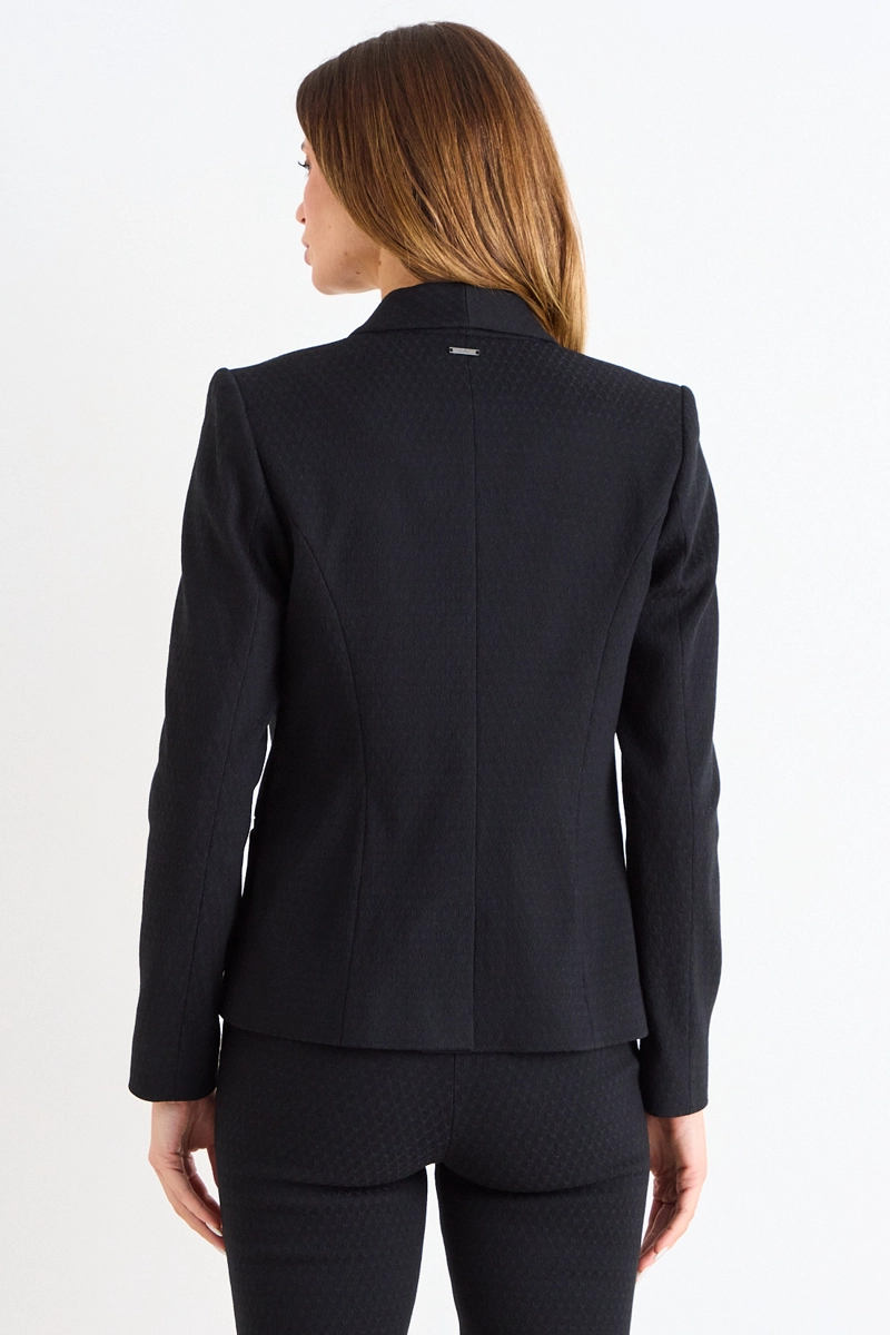 BLAZER LISO NEGRO MUJER ASH - 3