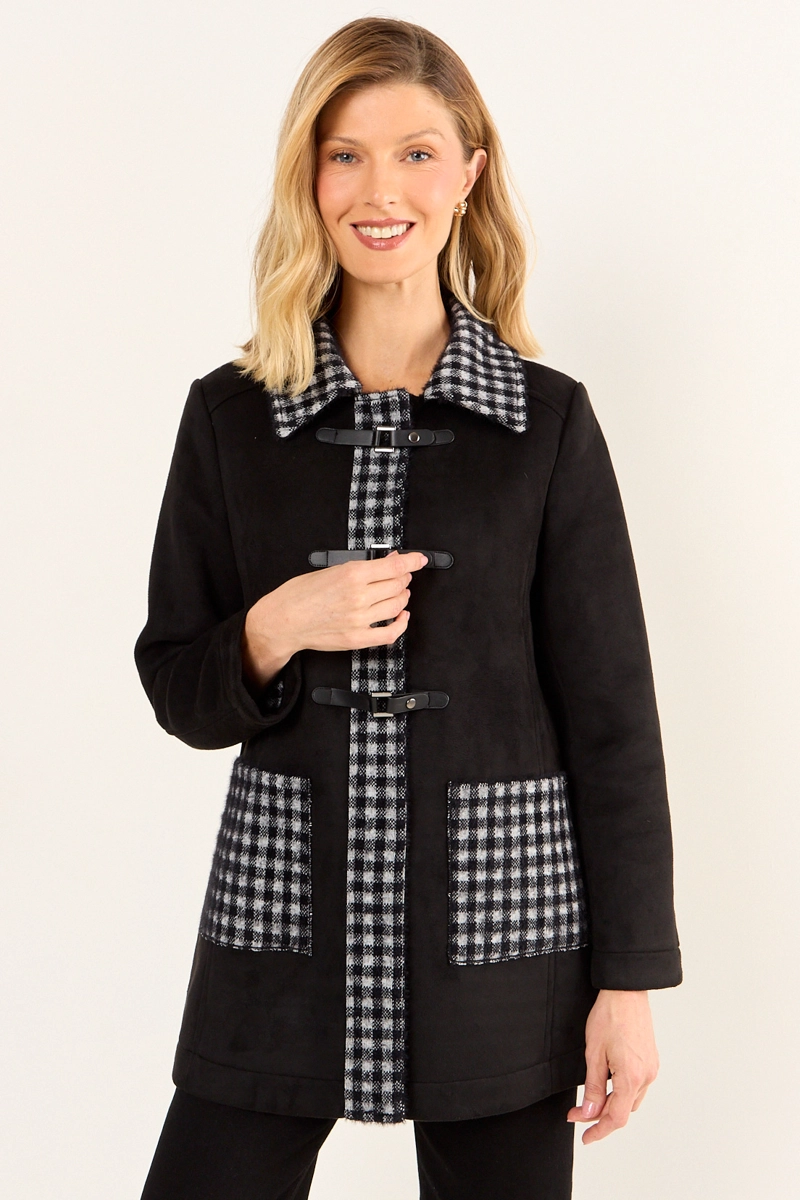 CHAQUETON FANTASIA NEGRO MUJER MAGRIFFE - 1