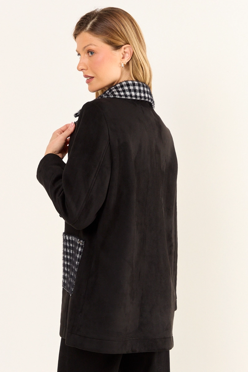 CHAQUETON FANTASIA NEGRO MUJER MAGRIFFE - 3