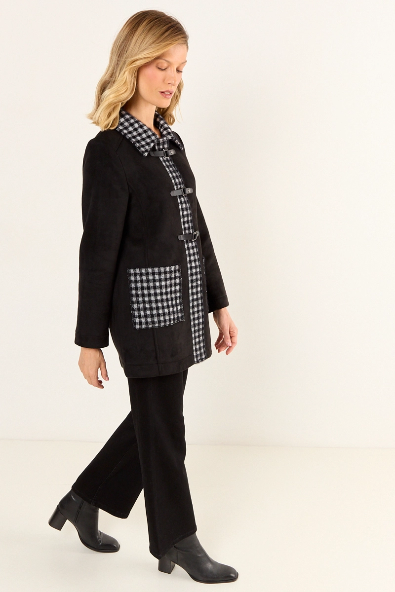 CHAQUETON FANTASIA NEGRO MUJER MAGRIFFE - 4