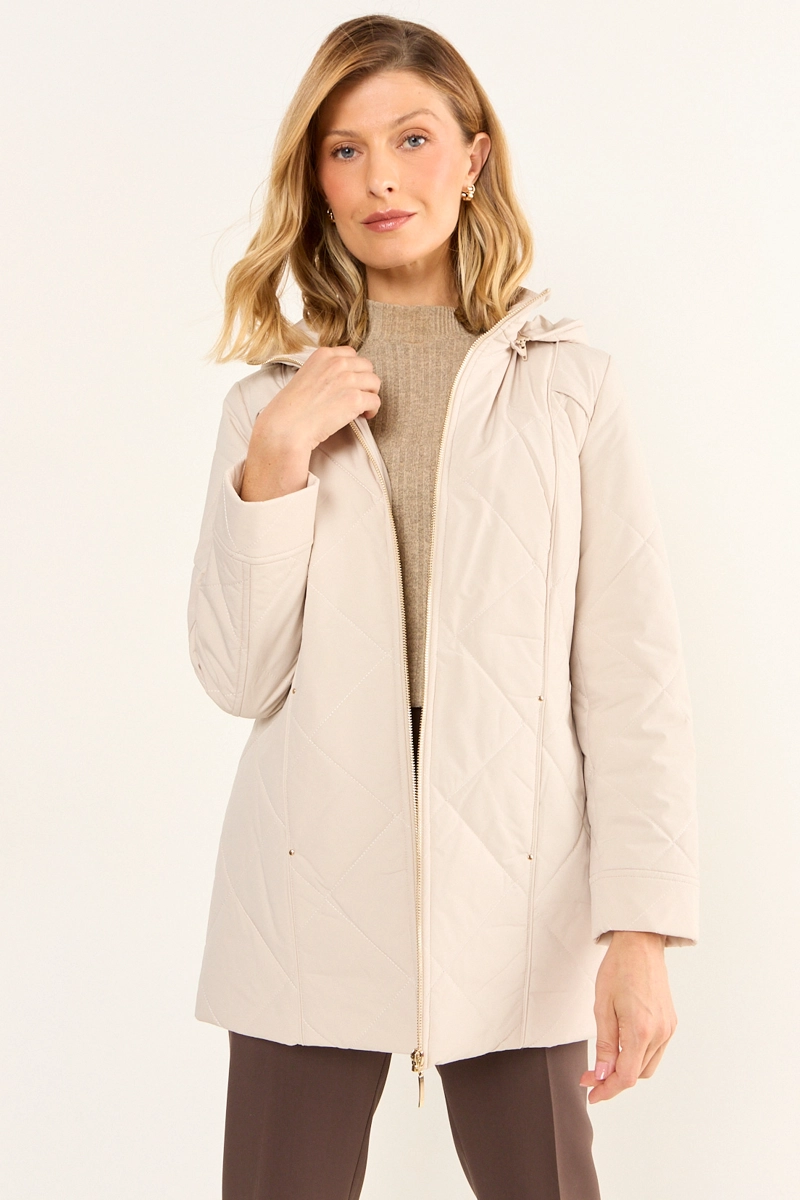 PARKA LISA BEIGE MUJER MAGRIFFE - 1
