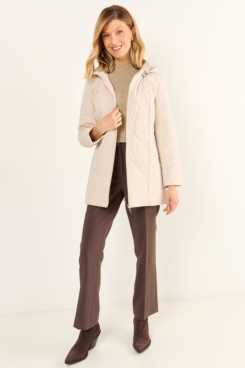 PARKA LISA BEIGE MUJER MAGRIFFE - 4