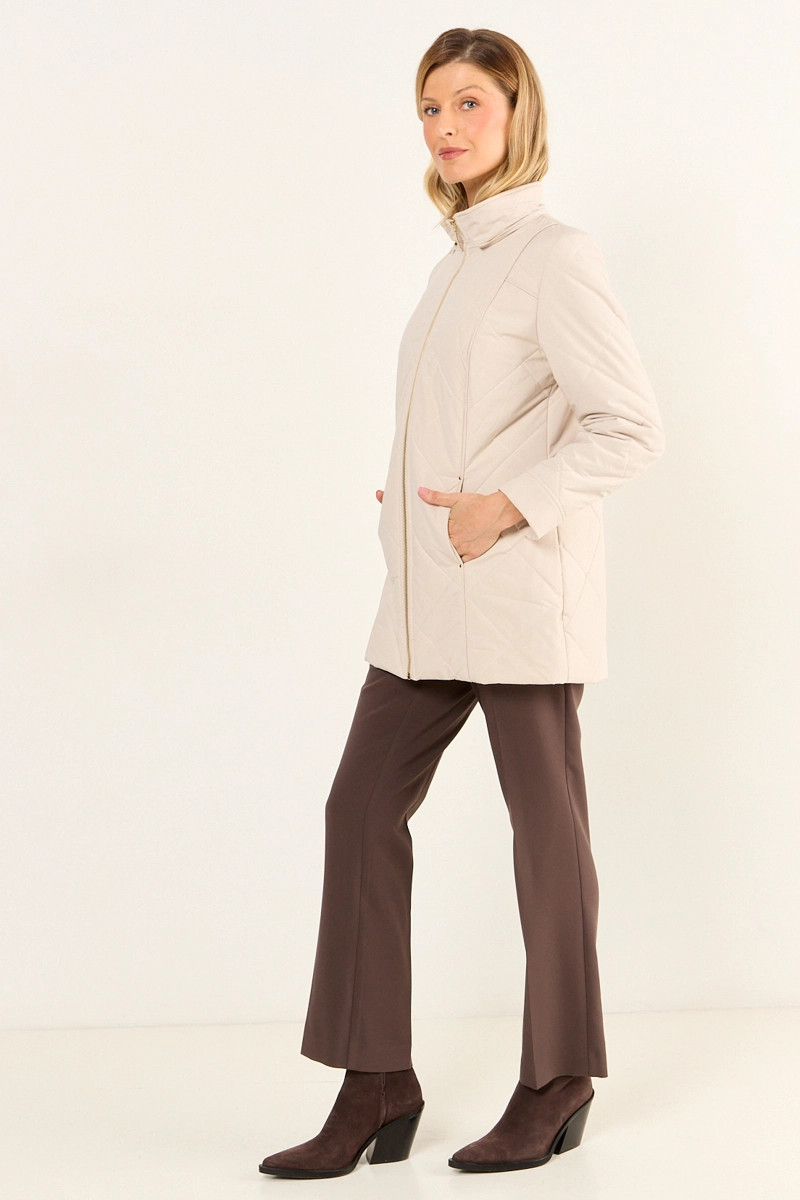PARKA LISA BEIGE MUJER MAGRIFFE - 5