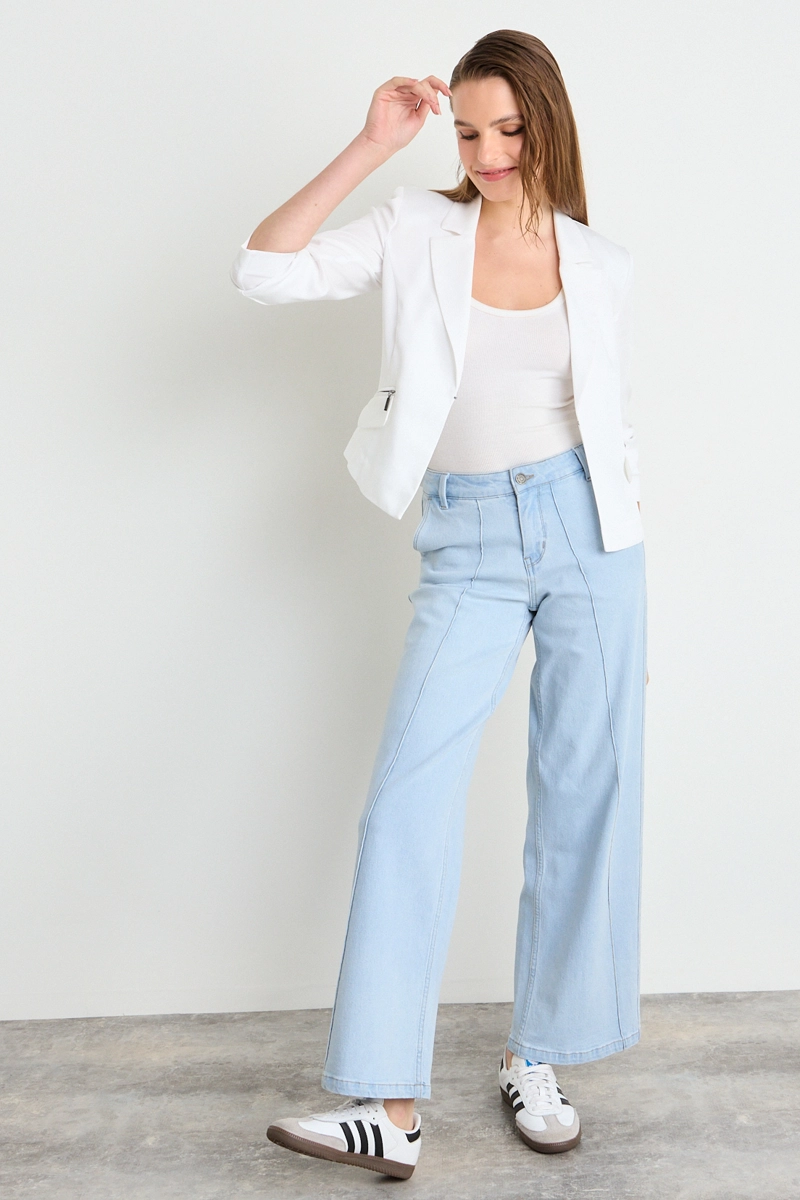 BLAZER LISO CRUDO MUJER IO - 4