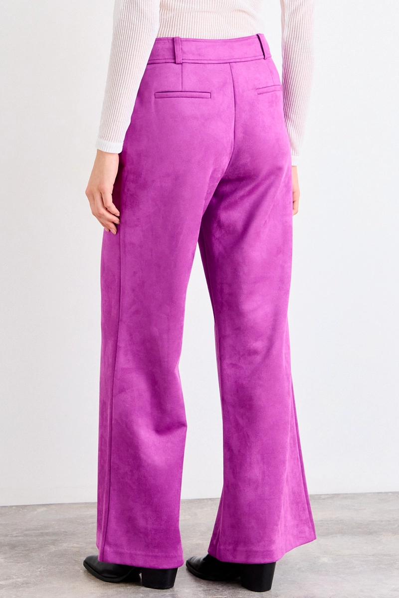 PANTALON LISO FUCSIA MUJER IO - 4
