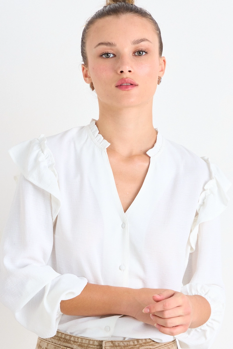 BLUSA LISA CRUDO MUJER IO - 2