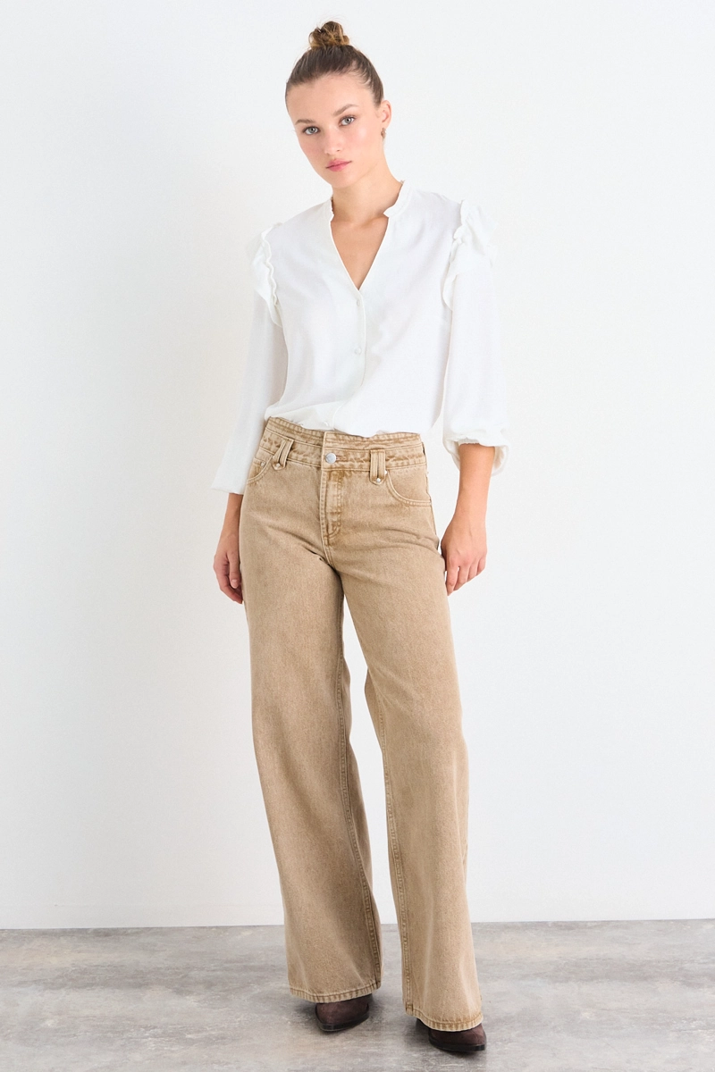 BLUSA LISA CRUDO MUJER IO - 5