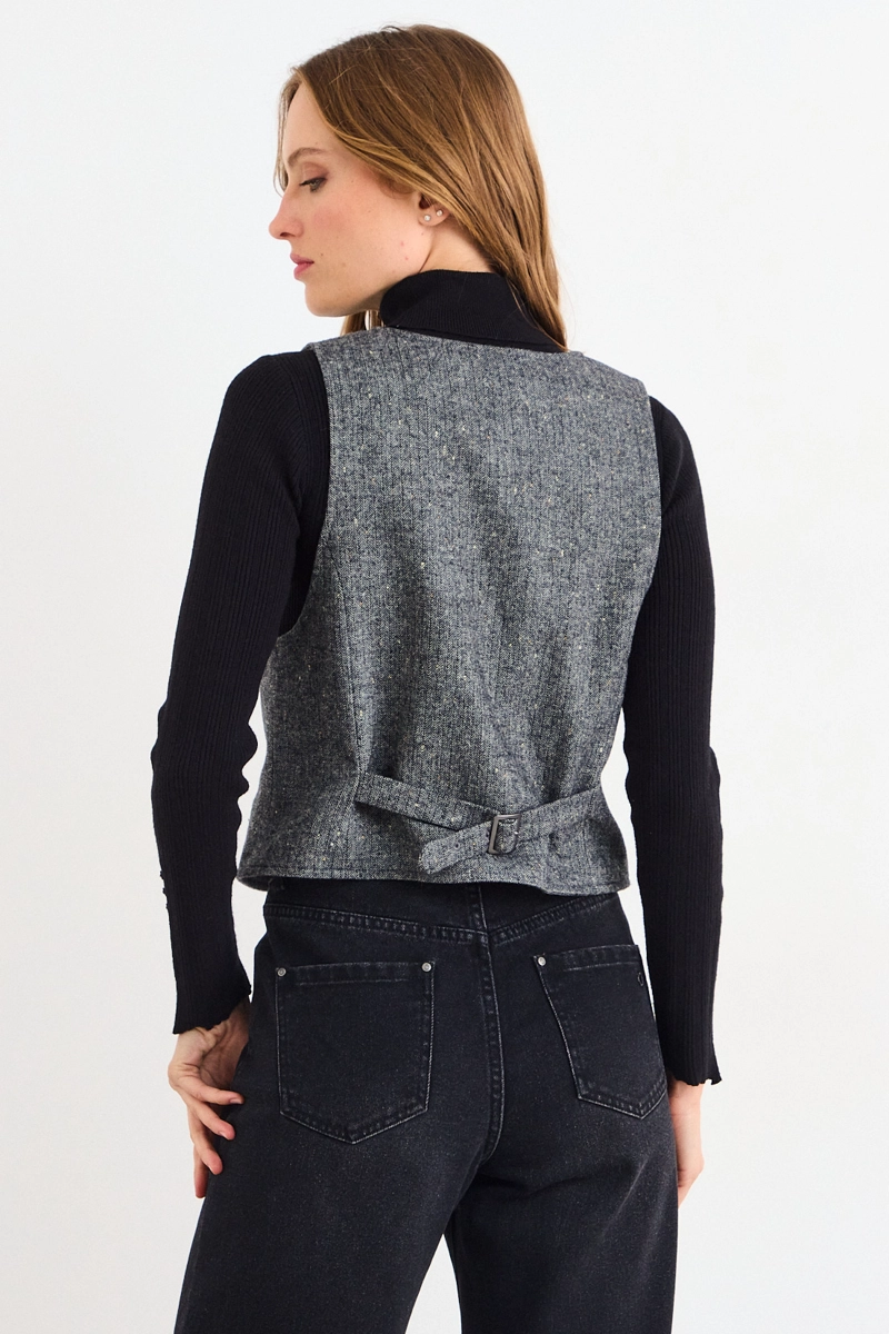 GILET FANTASIA GRIS MUJER IO - 3