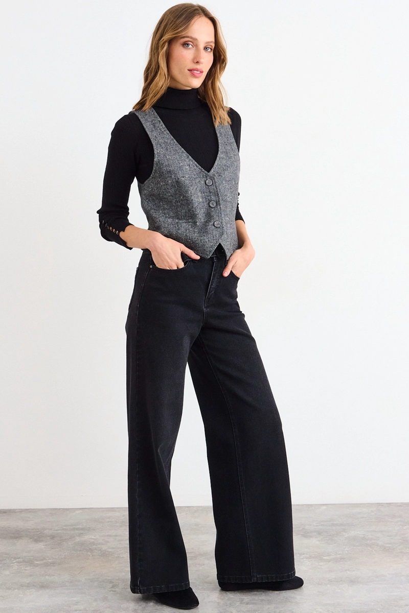 GILET FANTASIA GRIS MUJER IO - 4