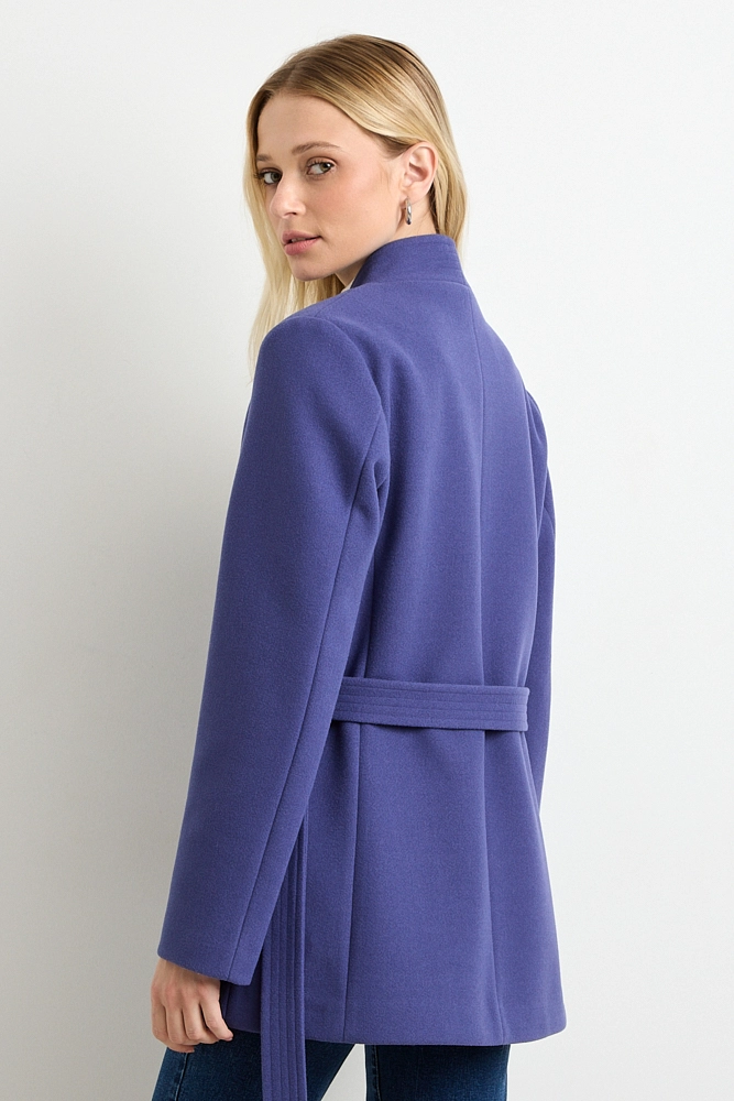 CHAQUETON LISO AZUL MUJER ASH - 3