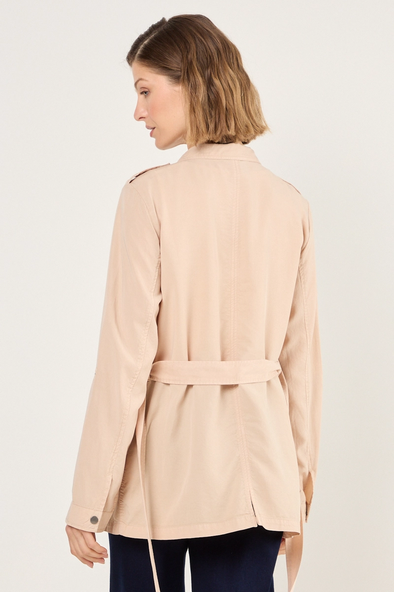 IMPERMEABLE BEIGE MUJER MAGRIFFE - 3