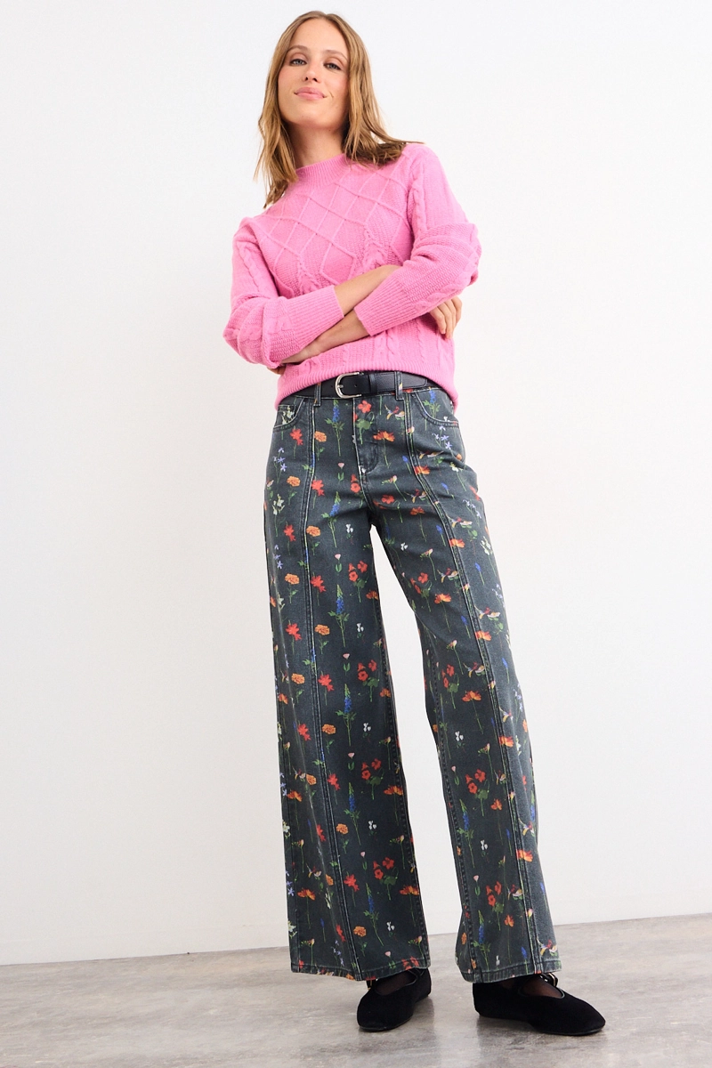 SWEATER LISO ROSA MUJER IO - 4