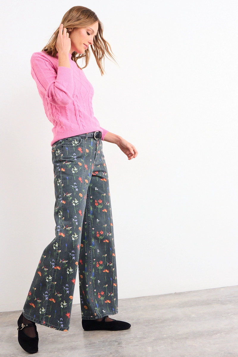 SWEATER LISO ROSA MUJER IO - 5