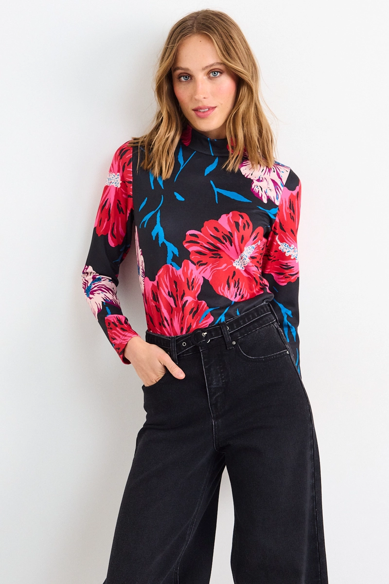 POLERA FANTASIA ROJO MUJER IO - 1