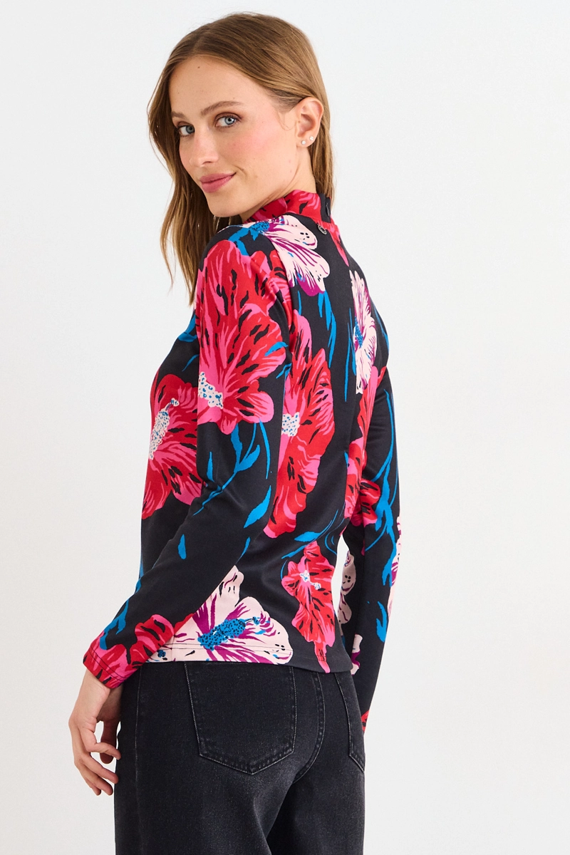 POLERA FANTASIA ROJO MUJER IO - 3