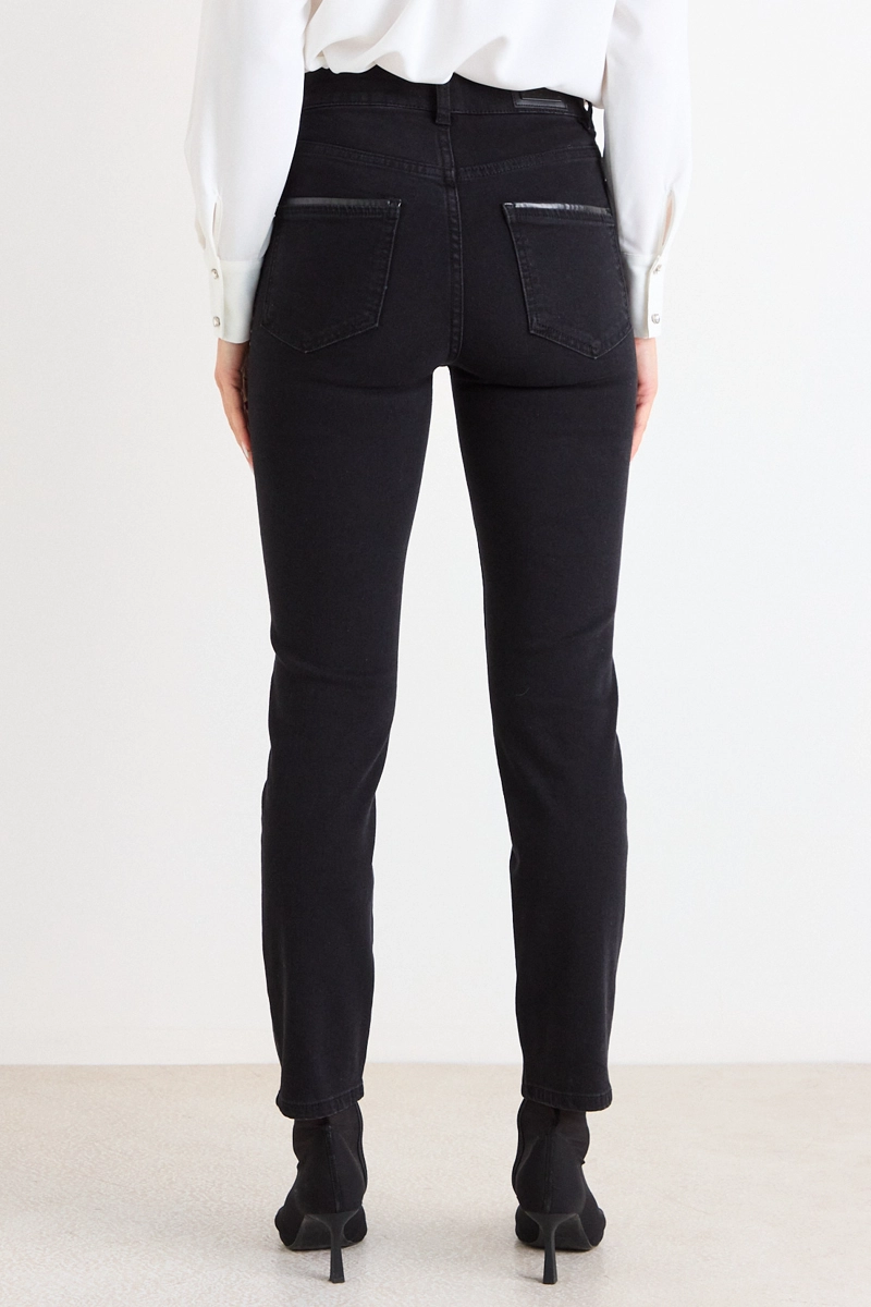 SKINNY JEANS NEGRO MUJER ASH - 4