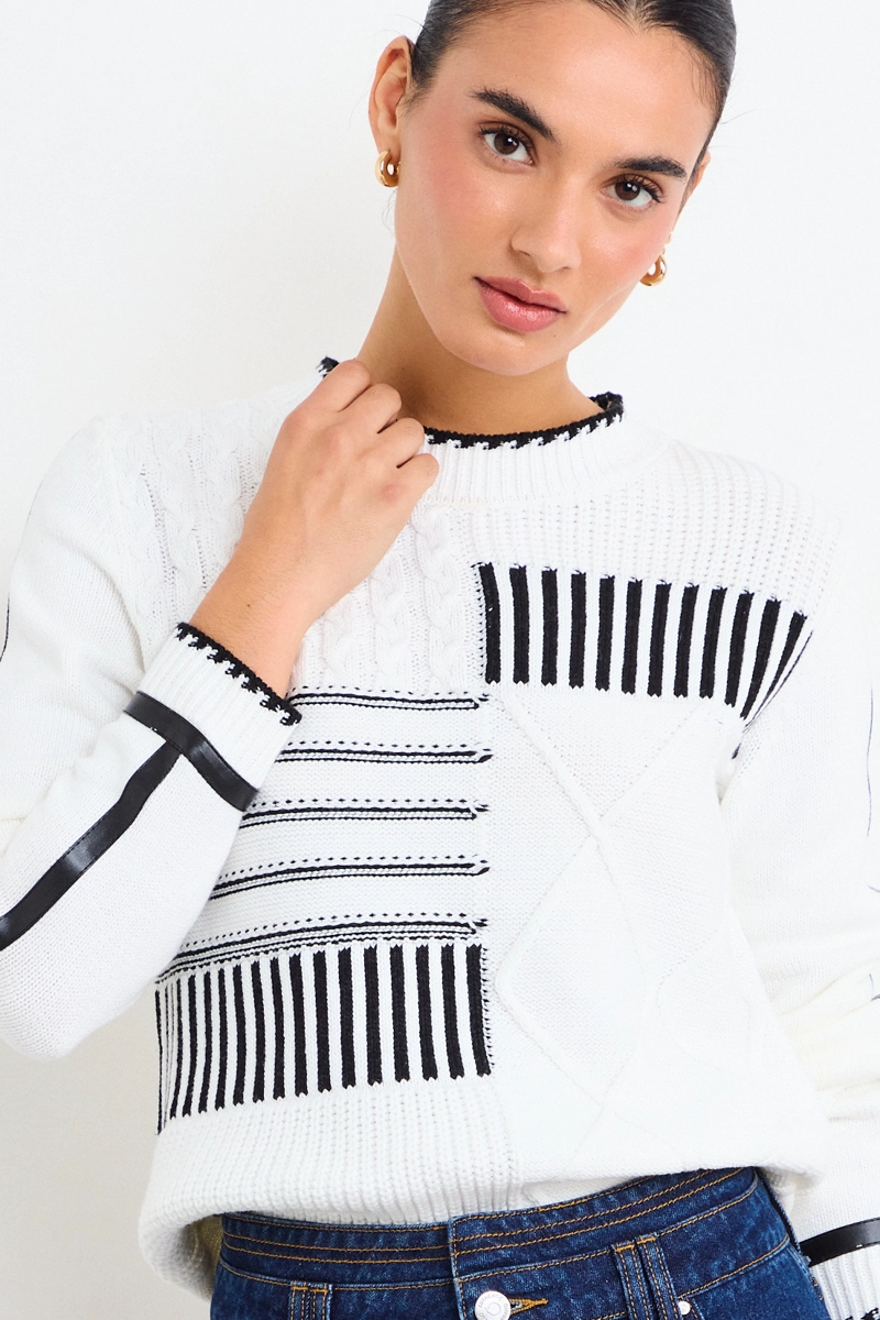 SWEATER FANTASIA CRUDO MUJER IO - 1