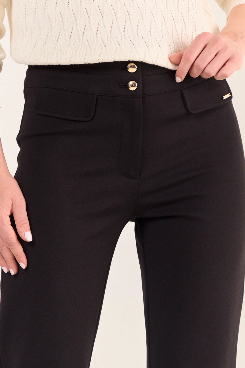 CALZA RECTA NEGRO MUJER MAGRIFFE - 3