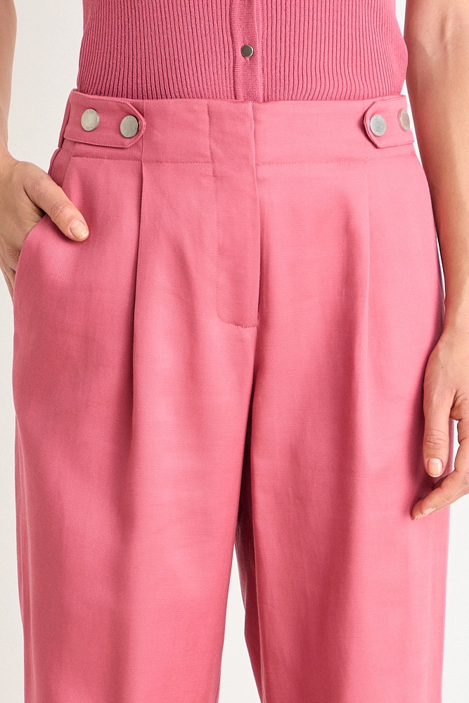 PANTALON MODA LISO ROSADO MUJER ASH - 3