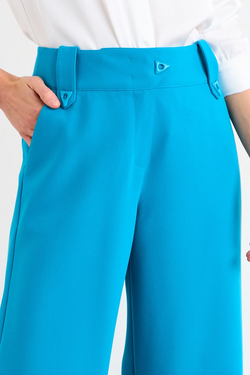 PANTALON LISO CELESTE MUJER IO - 2