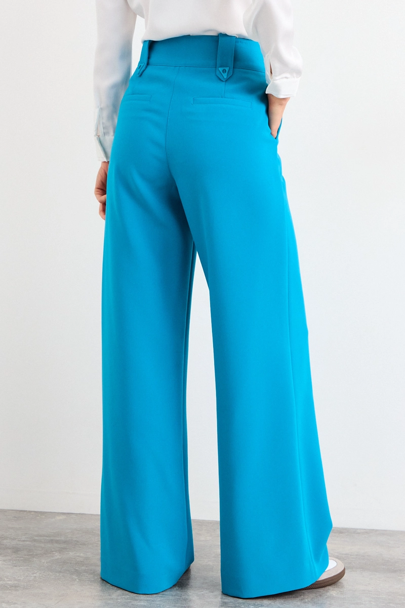 PANTALON LISO CELESTE MUJER IO - 4